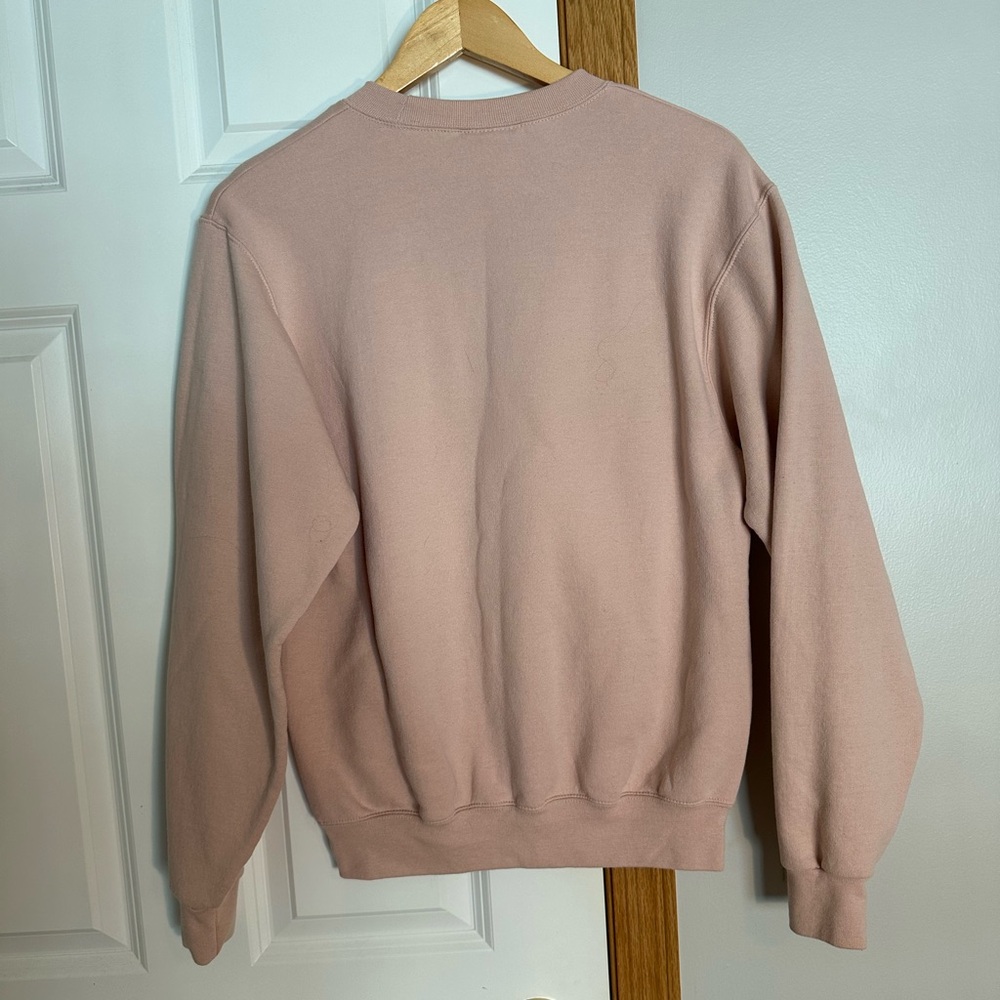 Nashville Embroidered Pink & Blue Crewneck Sweatshirt - Picture 4 of 4